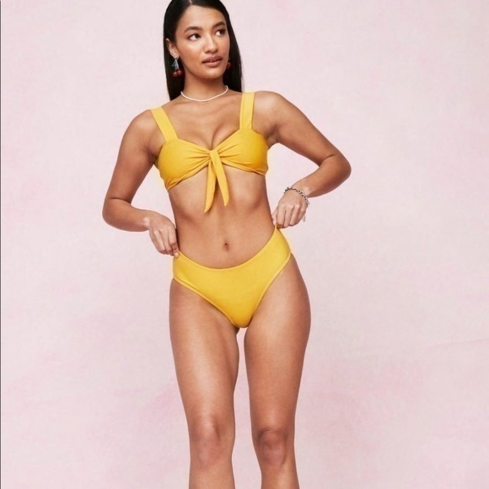 Brave Soul From Nasty Gal Yellow Bikini Bottom Nwt Small